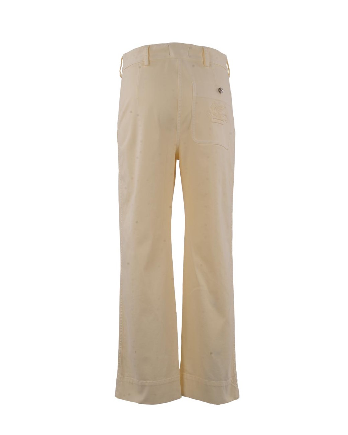 shop ETRO  Pantalone: Etro pantaloni dritti in cotone.
Tasche anteriori a toppa.
Logo ricamato sulla tasca posteriore.
Passanti per cintura.
Leggermente svasati.
Composizione: 98% Cotone, 2% Elastan.
Made in Italy.. WREA0042 AV689-W3796 number 4356222